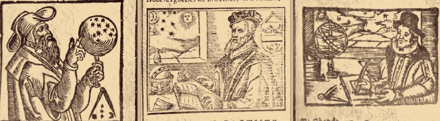 Vignettes d'Almanachs hollandais pour les annes 1581, 1614 et 1630 d'aprs Caullet
