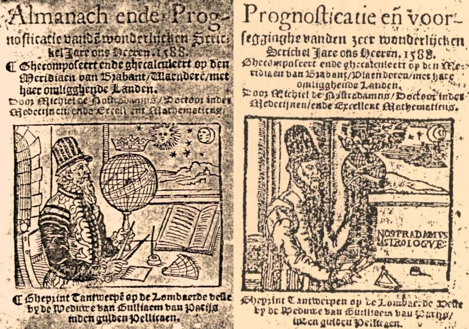 Almanach ende Prognosticatie vanden wonderlijcken Scrickel Jare ons Heeren 1588