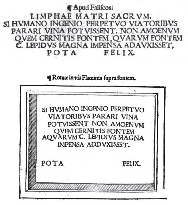 Apianus, Inscriptiones sacrosanctae, Ingolstadt, 1534, Pota felix