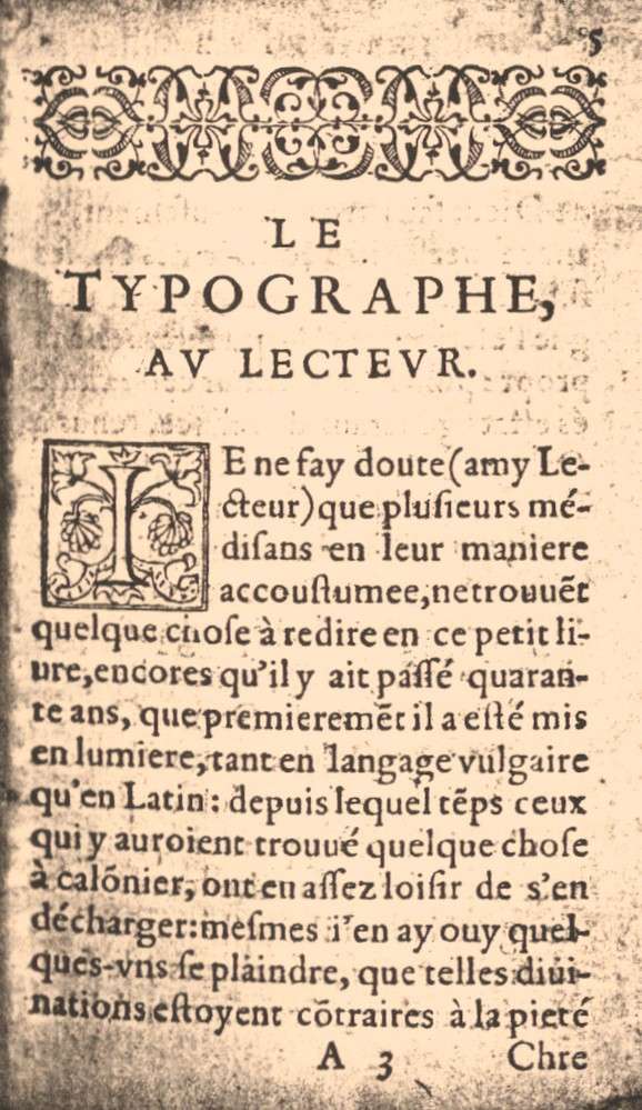 Recueil des Propheties et Revelations, Benoist Rigaud