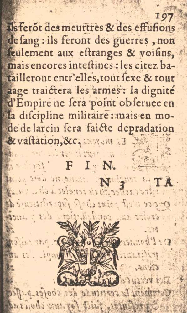 Recueil des Propheties et Revelations, Benoist Rigaud