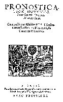 Nostradamus, Pronostication nouvelle pour l'an 1562: click to enlarge