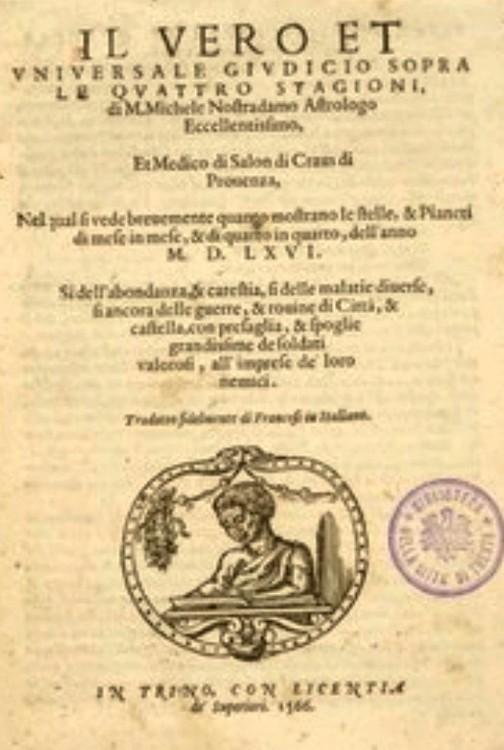 Il vero et universale giudicio sopra le quattro stagioni