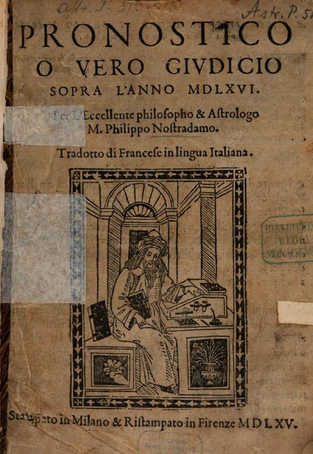 Pronostico o vero giudicio sopra l'anno 1566
