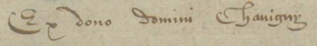 ex dono domini Chavigny, in Agricola, 1546