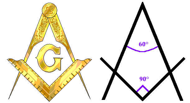 Masonic Square and Compass