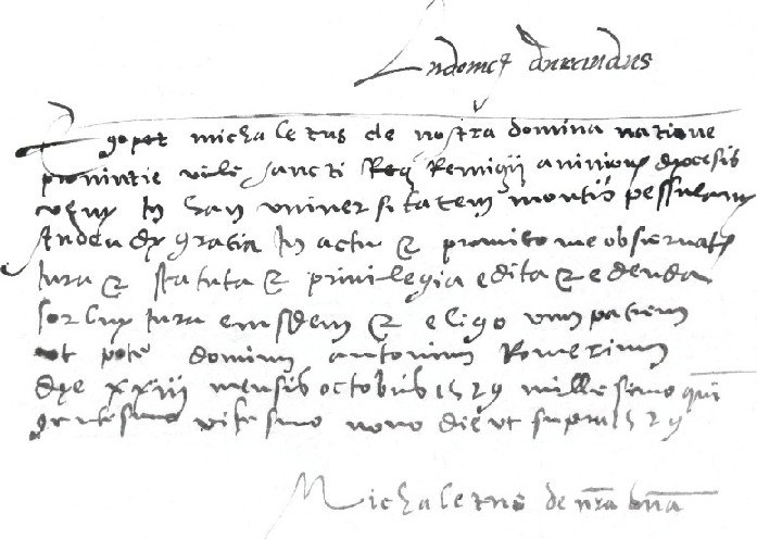 Nostradamus, Montpellier, 23 octobre 1529